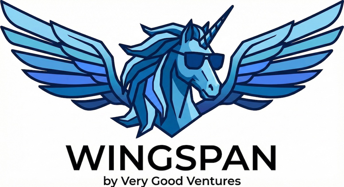 wingspan logo by very good ventures in blue
