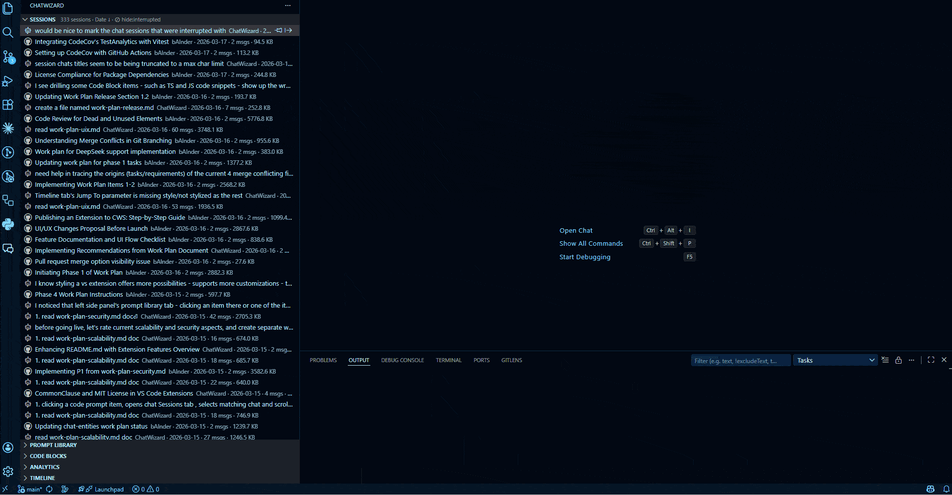 Search demo: search bar and search command