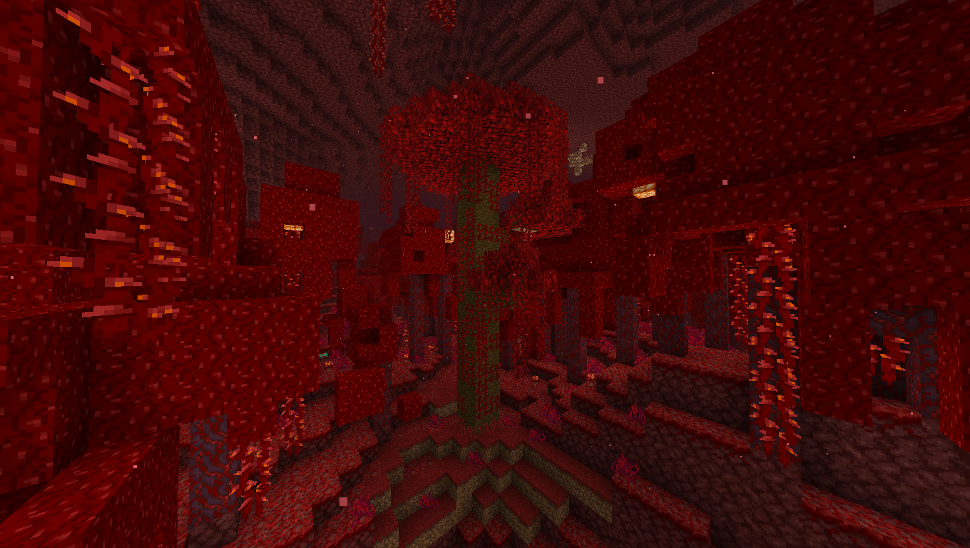 Foliage in a Crimson Forest