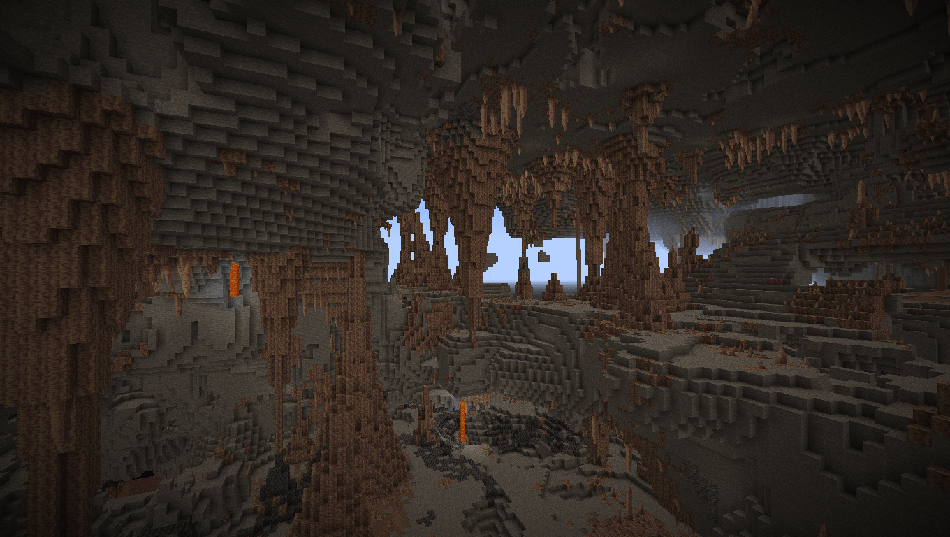 A dripstone cavern