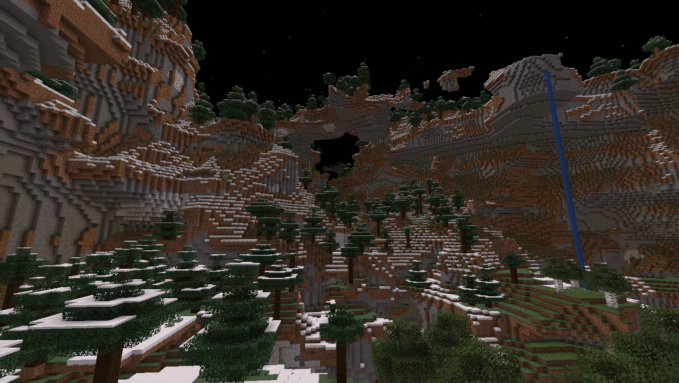 A Spruce forest in the Skylands