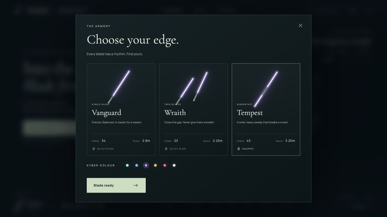 Saber / Descent screenshot
