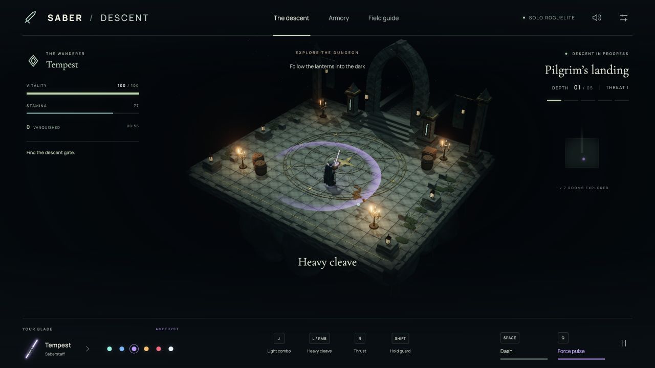 Saber / Descent screenshot