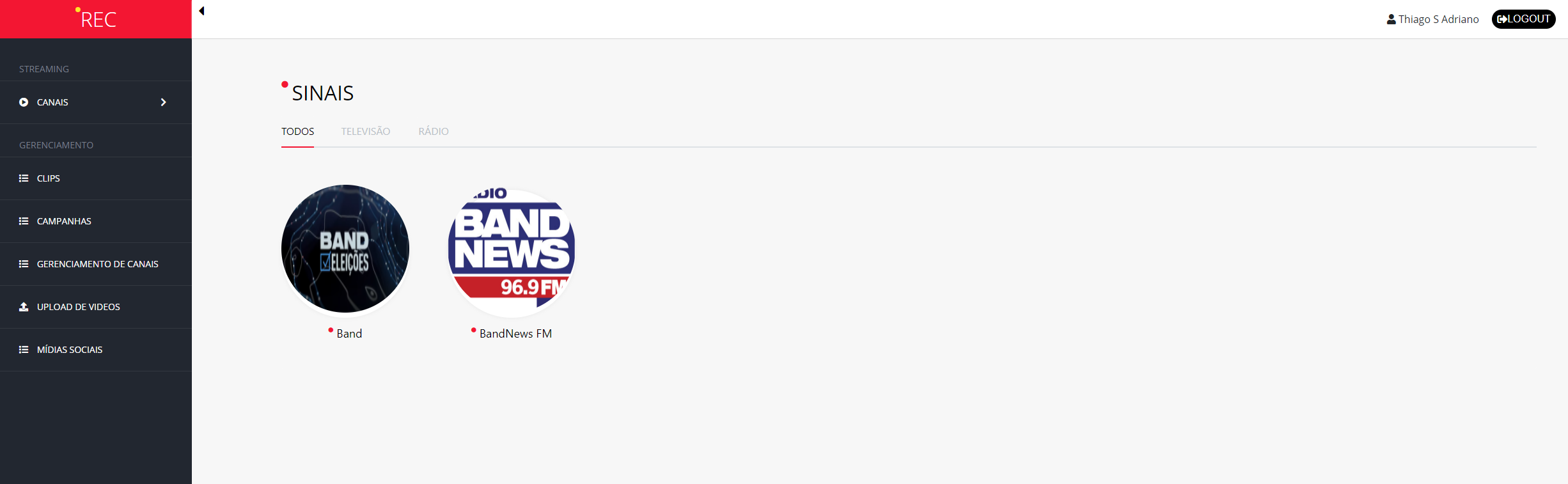 List Channels