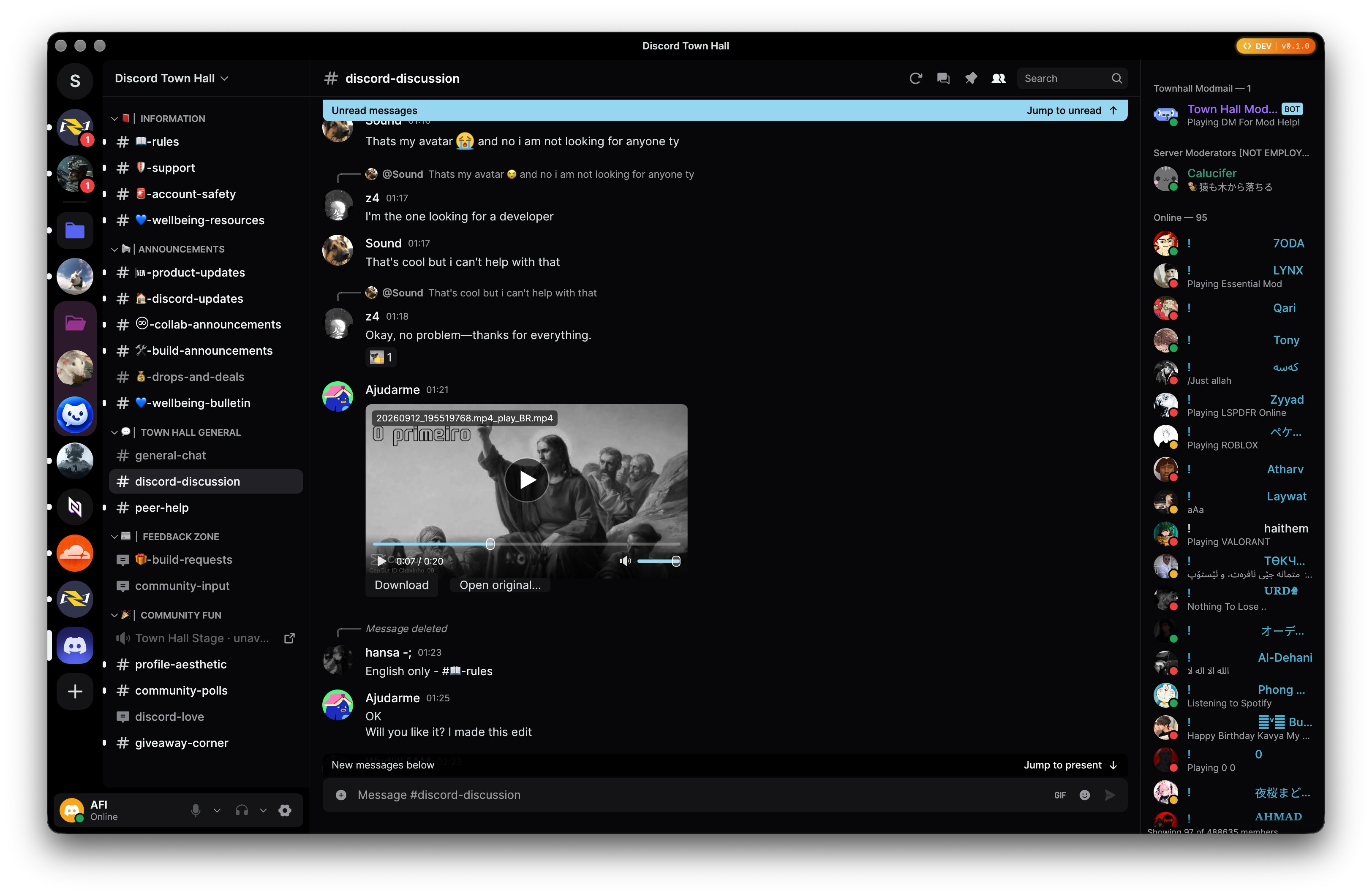 Serein Native Discord Client