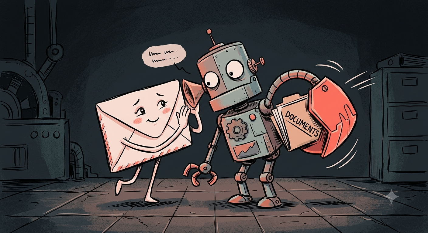 A malicious message whispers to the agent; ClawGuard blocks the exfiltration