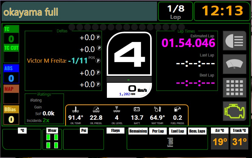 GitHub - VictorMCFreitas/VBR-Dashboard: A dashboard for simhub racers ...