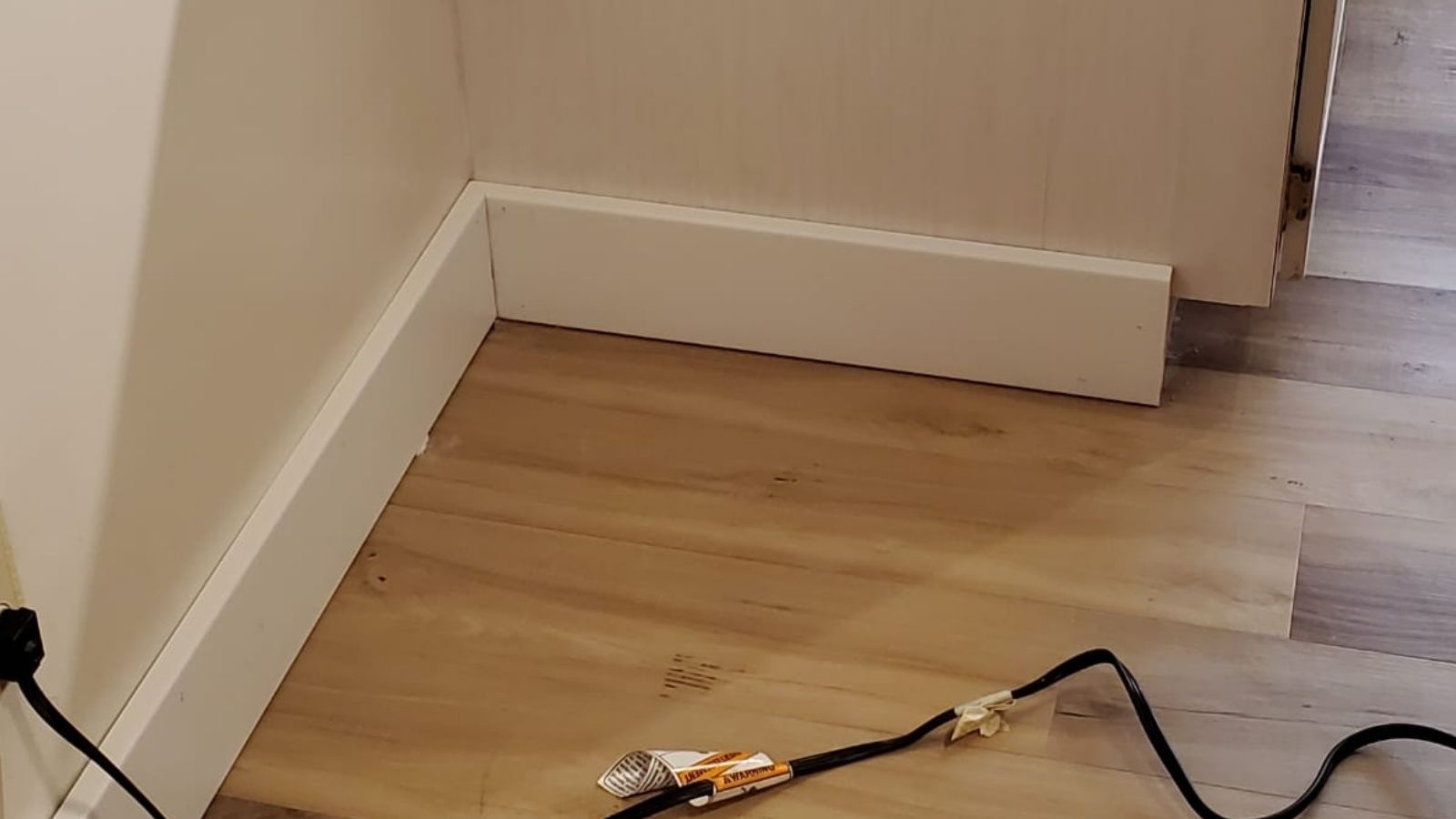 After cleaning behind refrigerator - deep cleaning service