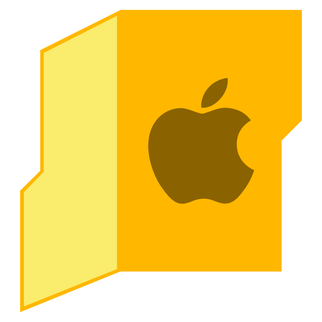 Apple custom folder icon for Windows