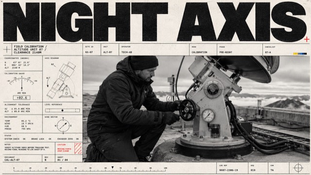Monochrome Tech-Grid Editorial preview