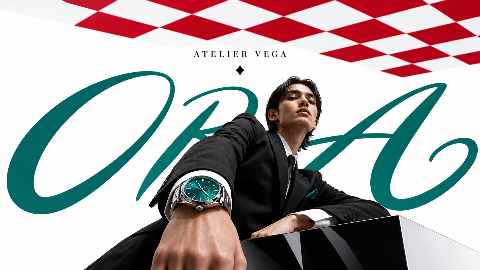 Luxury Perspective Checkerboard Editorial