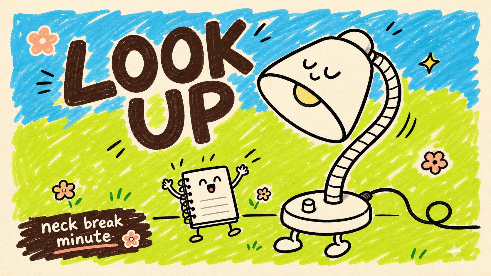 Playful Marker Grounding Poster Style