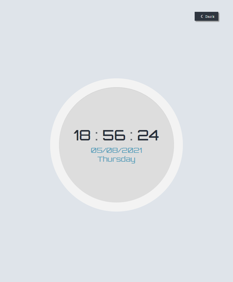 GitHub - Vijay24-hub/Digital-Clock: A Digital Clock Created Using Html ...