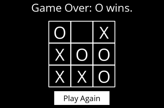 Tic-Tac-Toe game interface