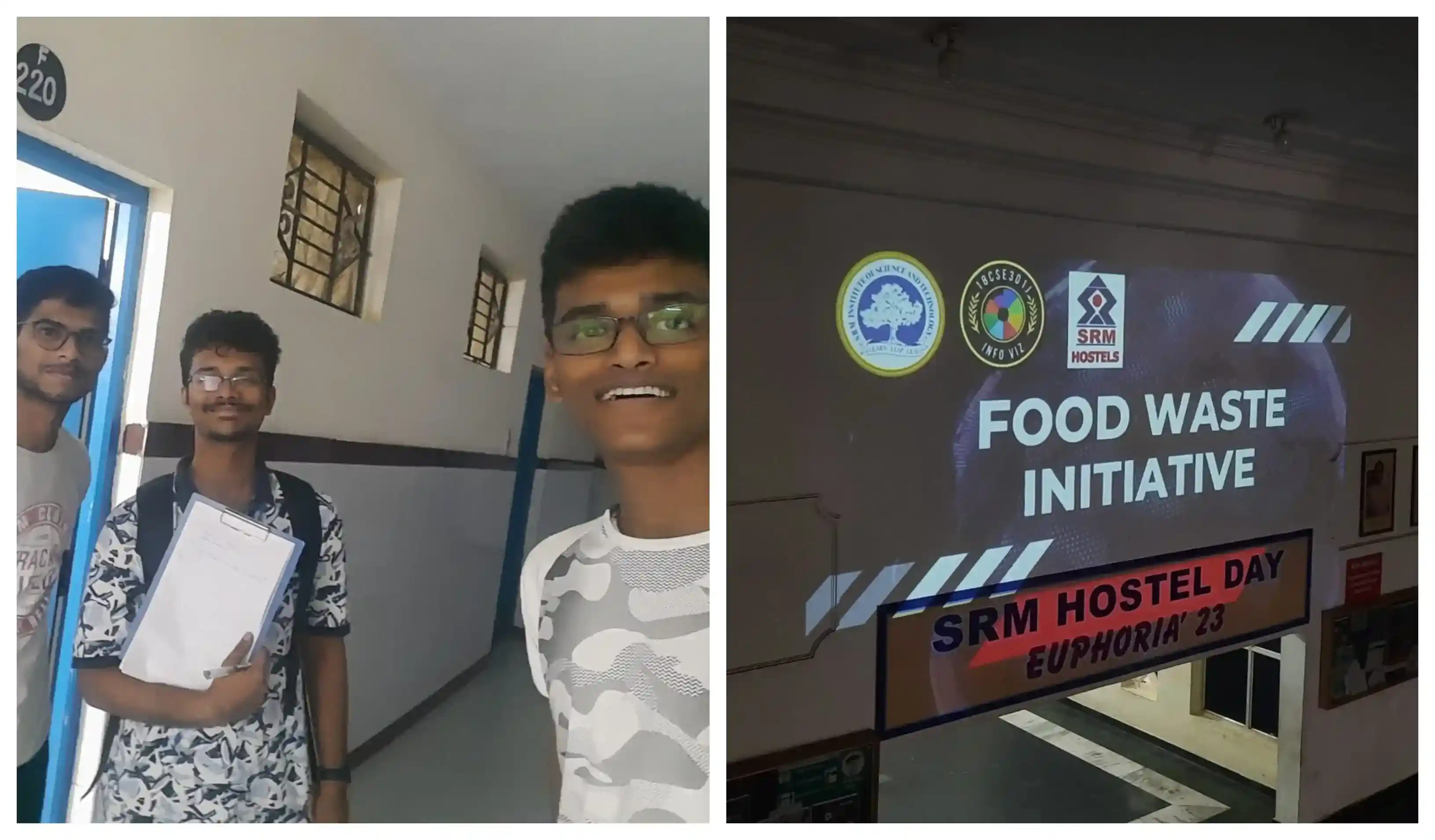 VIKASH PR SRMIST food waste initiative - 2023