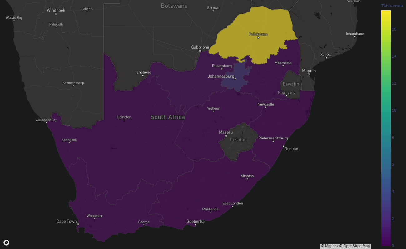 Tshivenda Map