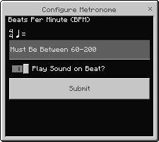 Metronome GUI