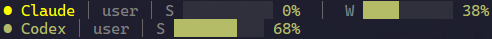 CLIProxyAPI usage widget