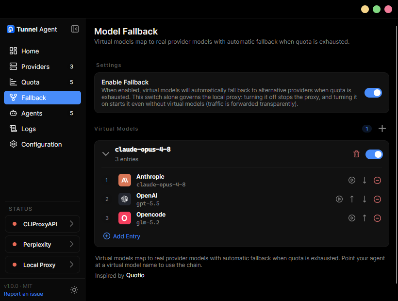 Model fallback