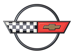 Chevrolet Corvette logo from 1982