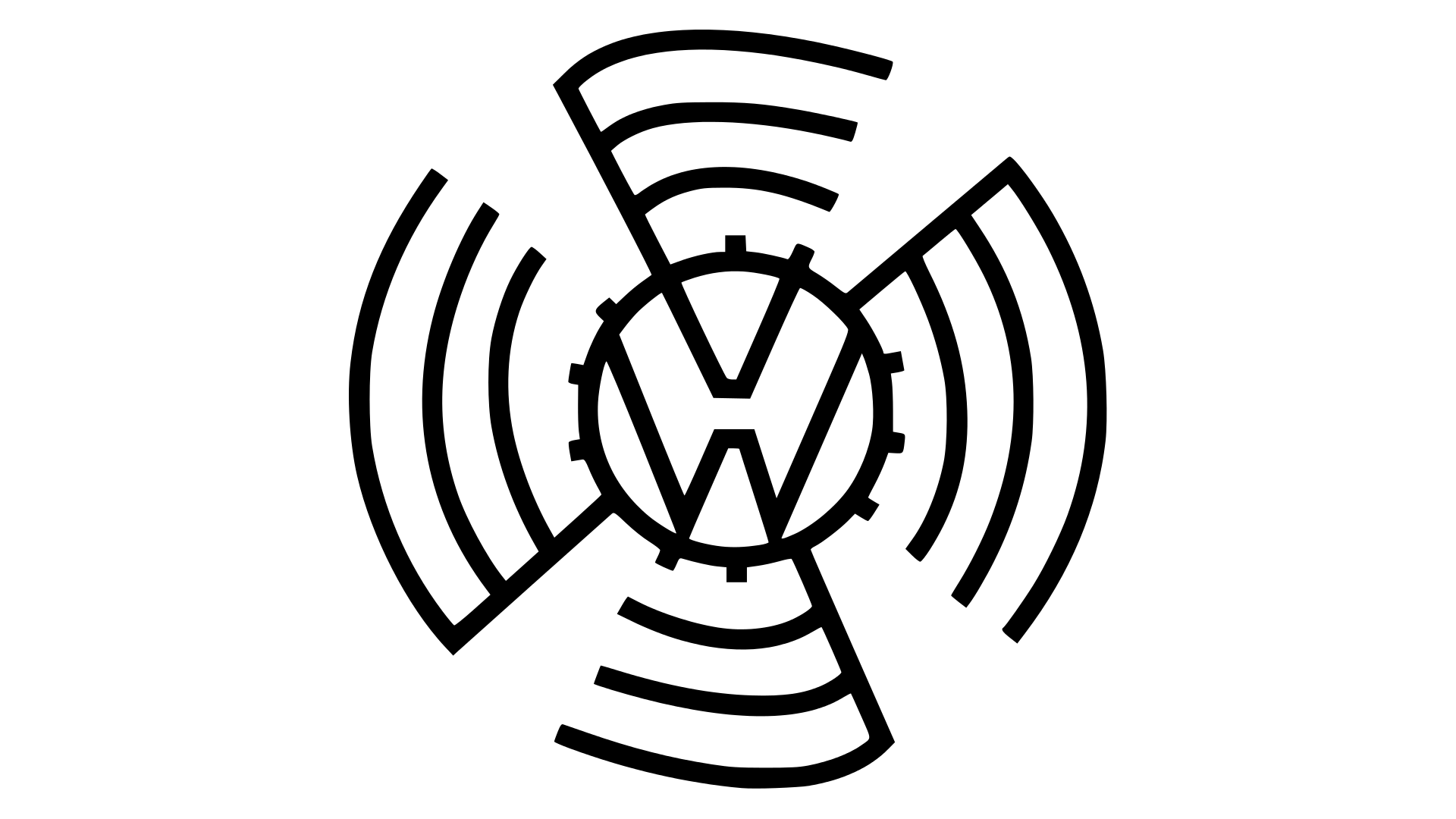 Volkswagen logo from 1937