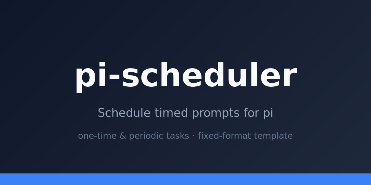 @vincentff/pi-scheduler screenshot 1
