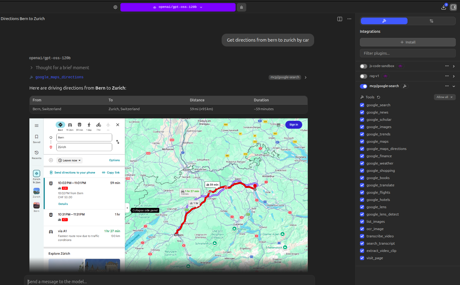 Google Maps Directions