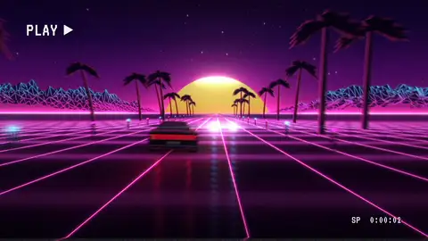 80s Synthwave / VHS: NEON DRIVE — Midnight 1986