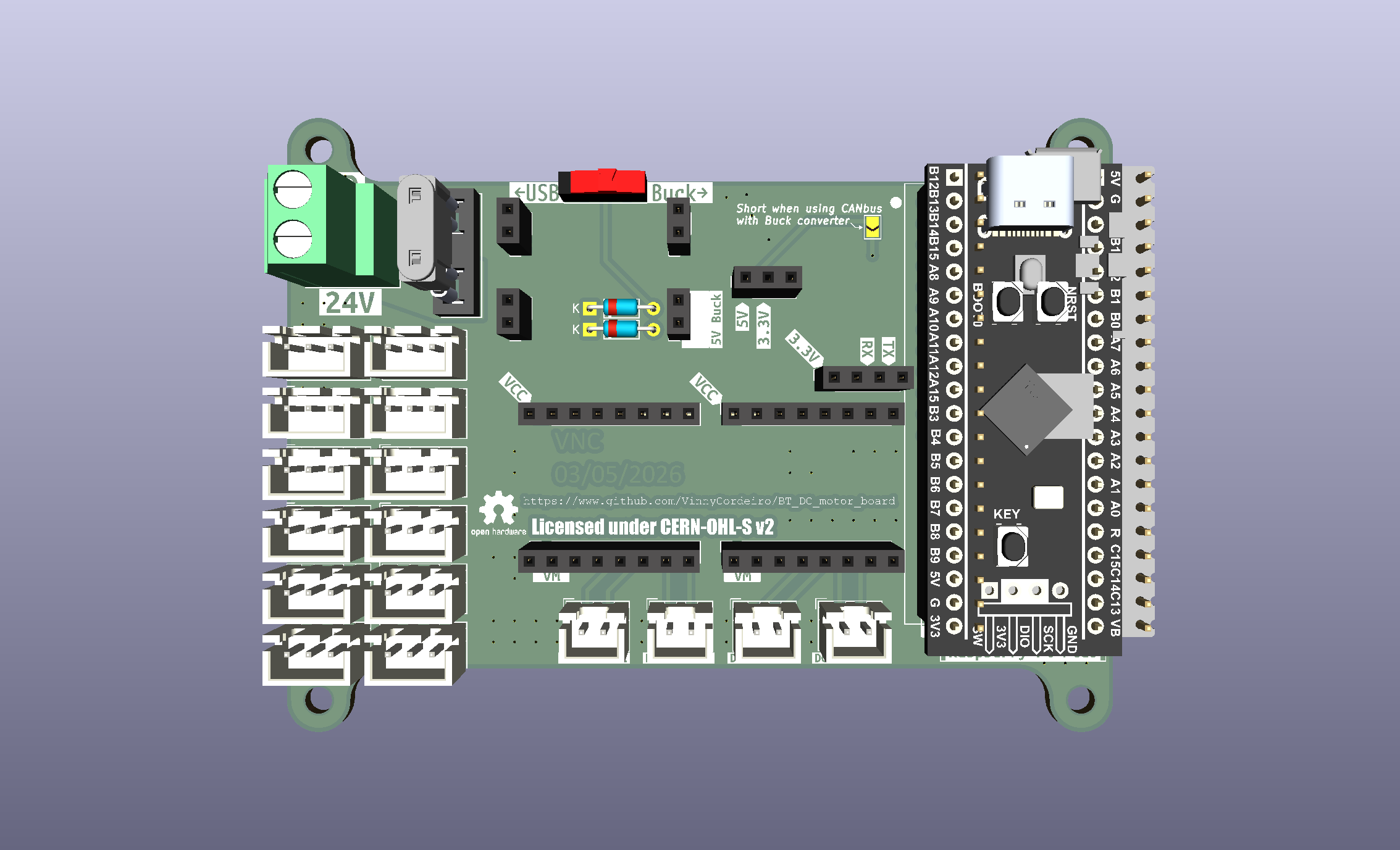 BT DC motor board, from the project README