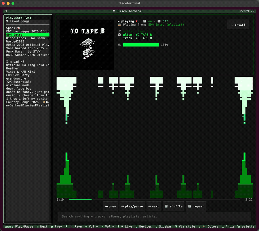 Playback controls