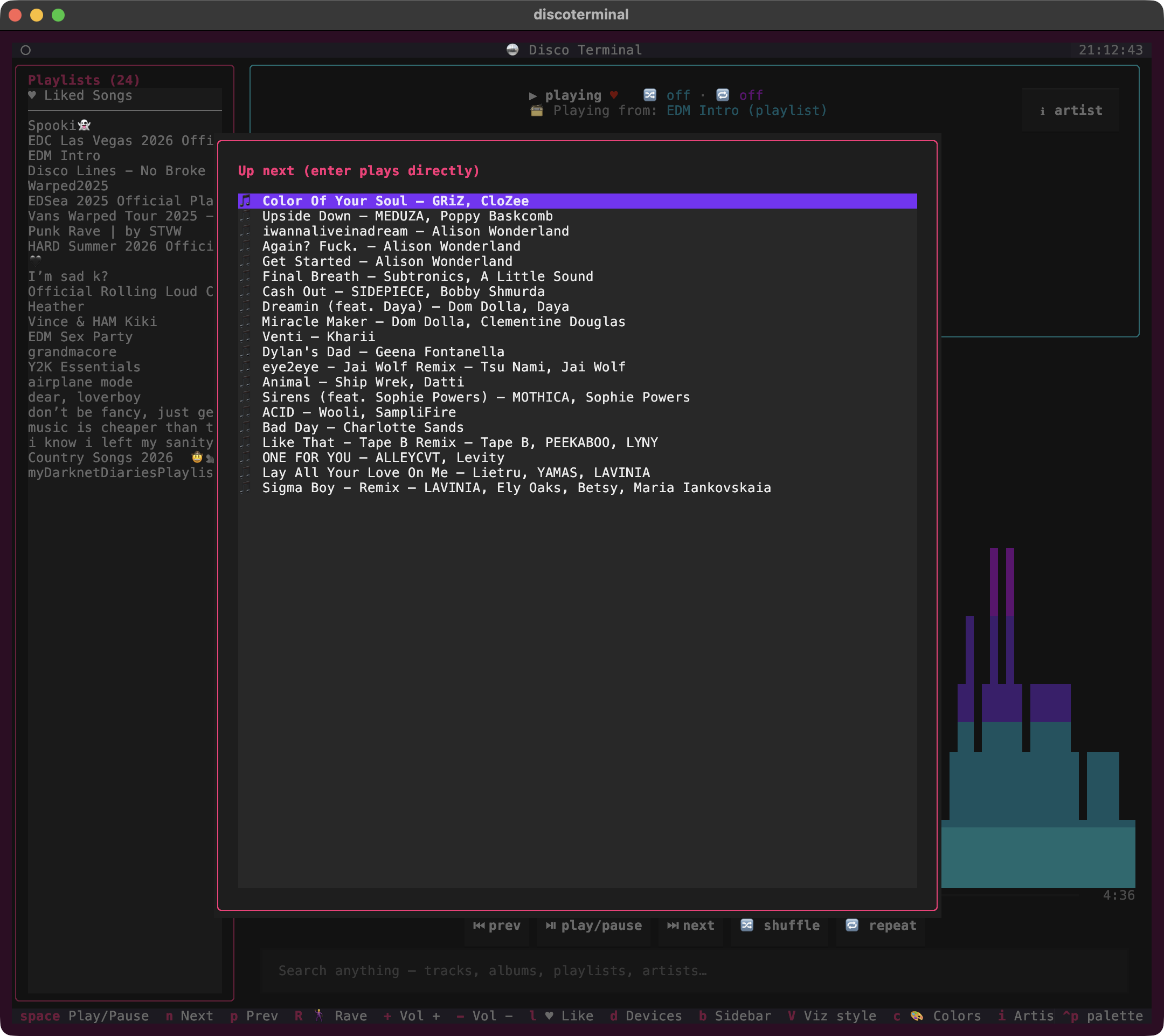 Queue viewer
