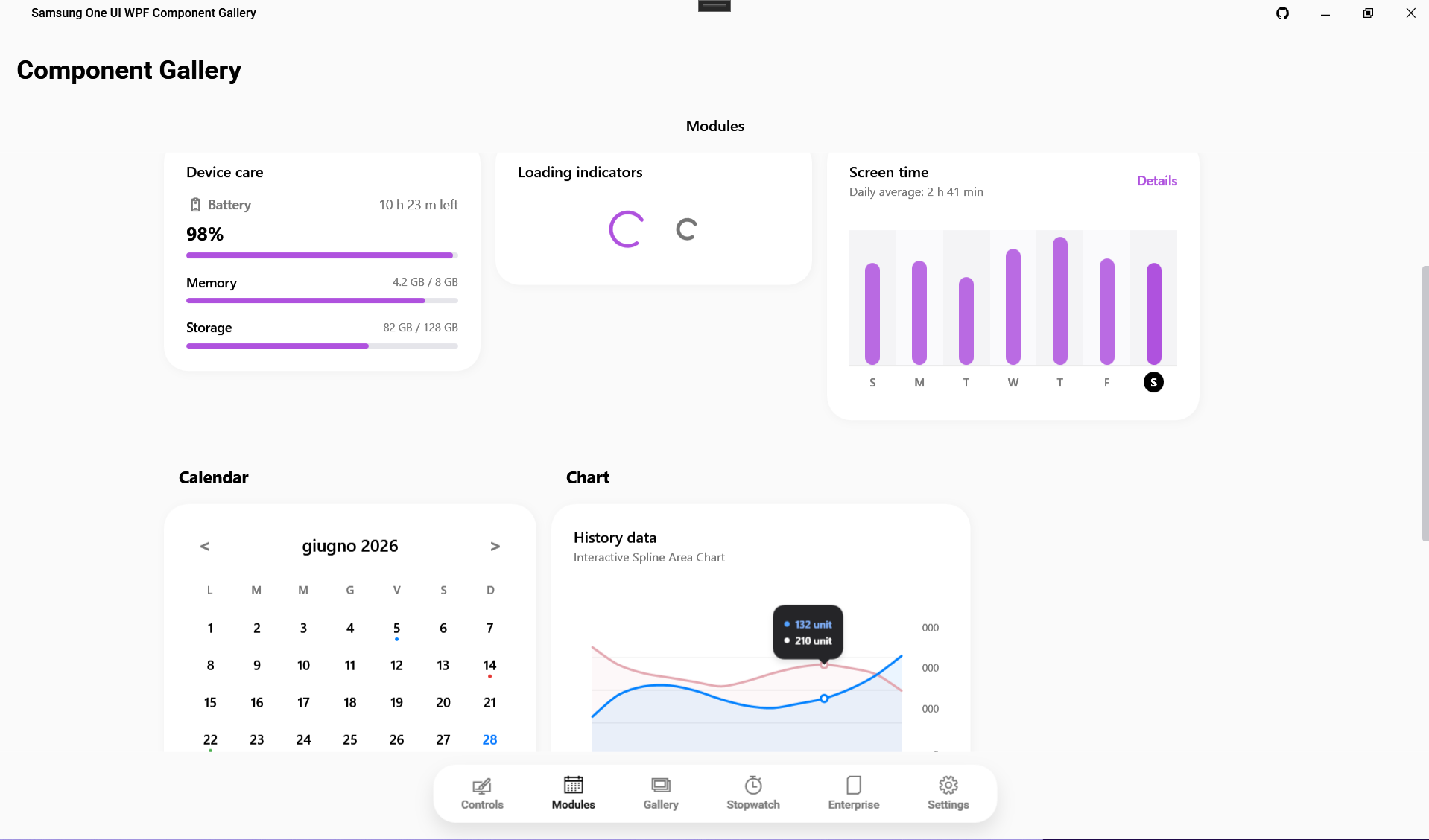 Modules Page