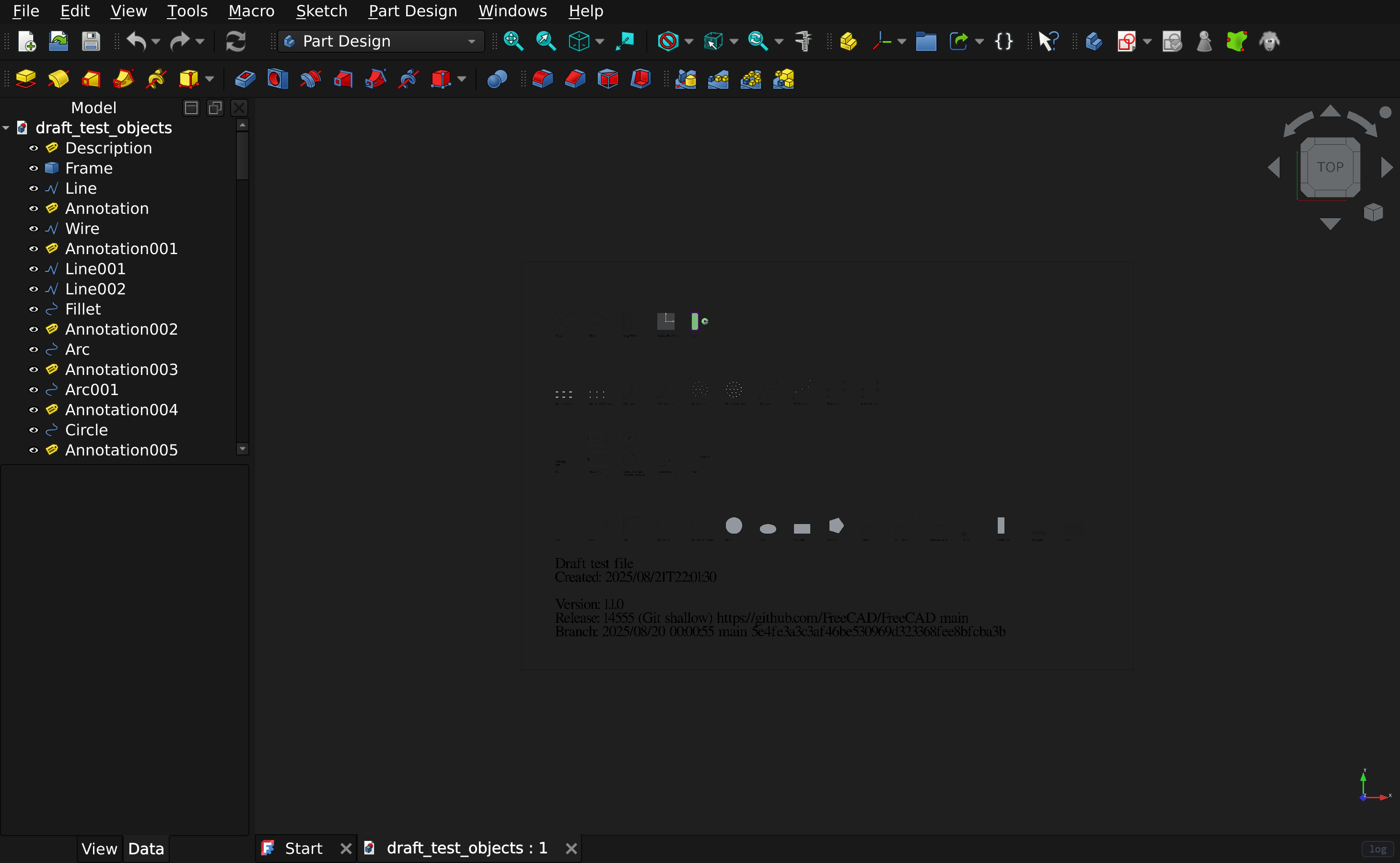 Draft objects