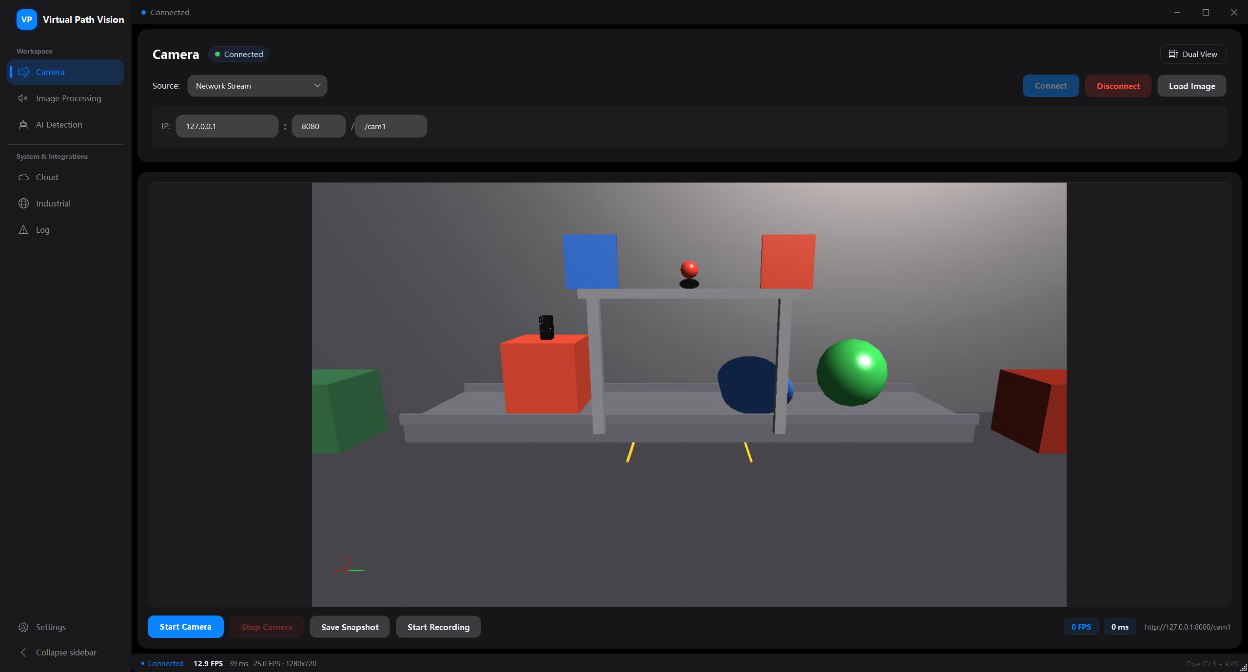 VirtualPath-Core as a virtual camera