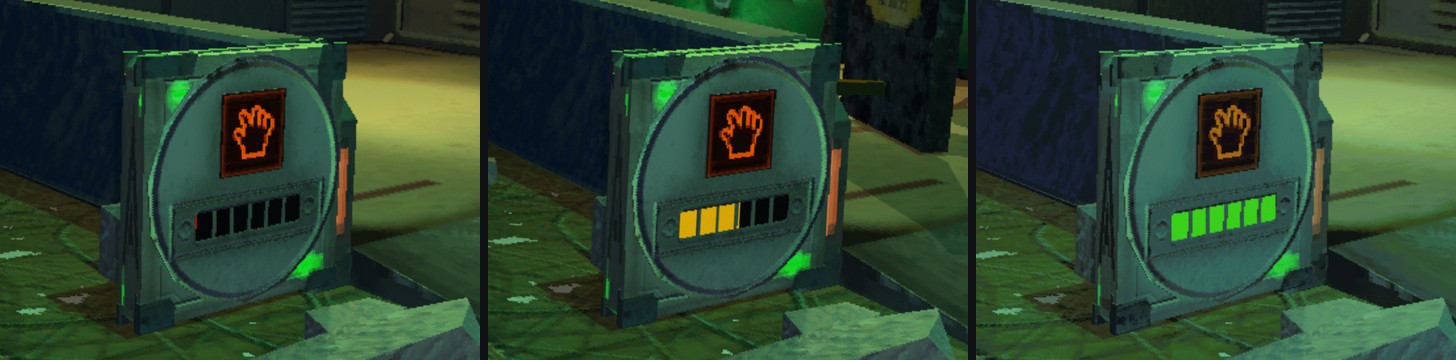 The box button: not enough yet, getting there, ready