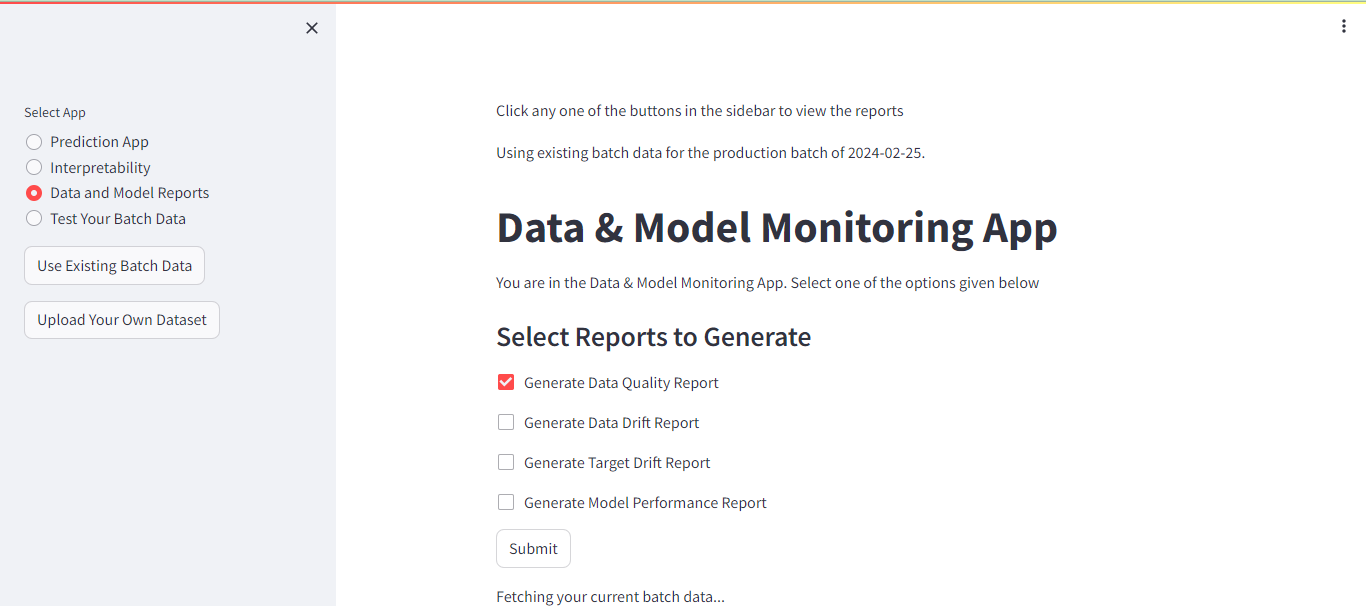 Data Quality Report: