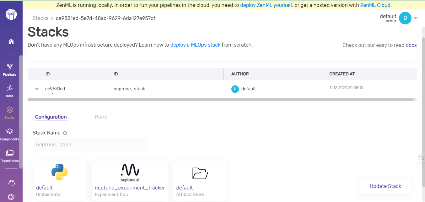 Neptune.ai integration with ZenML