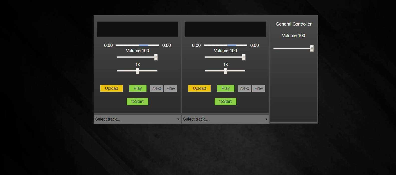 GitHub - VitPet/dj-controller: Simple dj controller, build on React.js