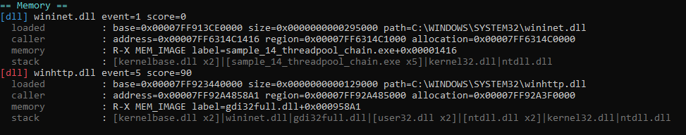 Clean event in verbose mode
