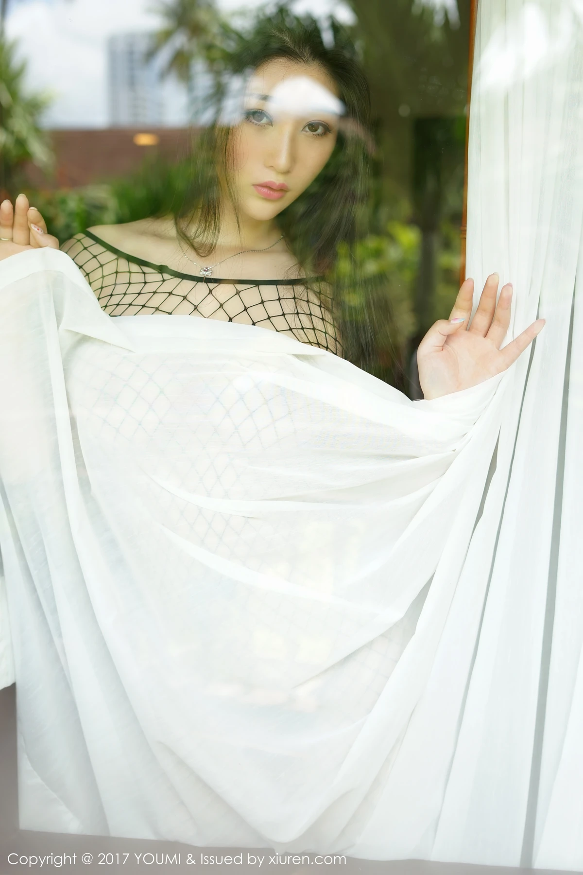 YouMi尤蜜荟 Vol.054_嫩模妲己_Toxic普吉岛旅拍黑丝连体渔网大尺度真空美乳诱惑写真46P - 7