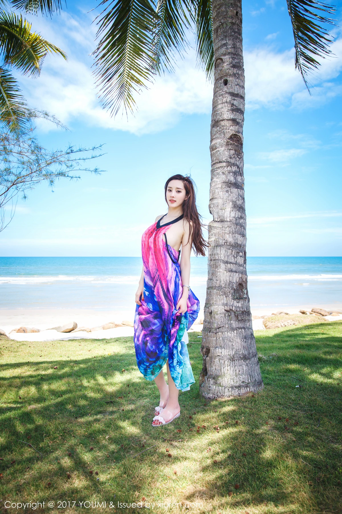 YouMi尤蜜荟 Vol.029_嫩模土肥圆矮挫穷沙巴旅拍沙滩比基尼秀傲人美乳诱惑写真52P - 5