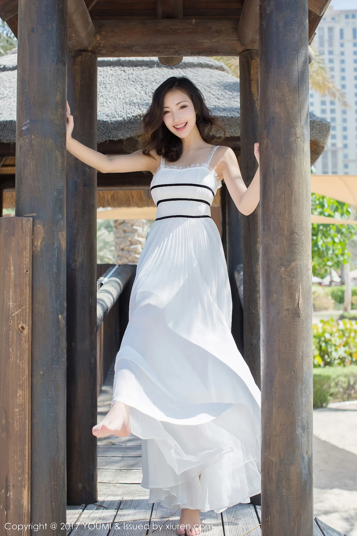 YouMi尤蜜荟 Vol.078_女神Yumi-尤美迪拜旅拍白色比基尼秀完美身材性感写真44P - 3