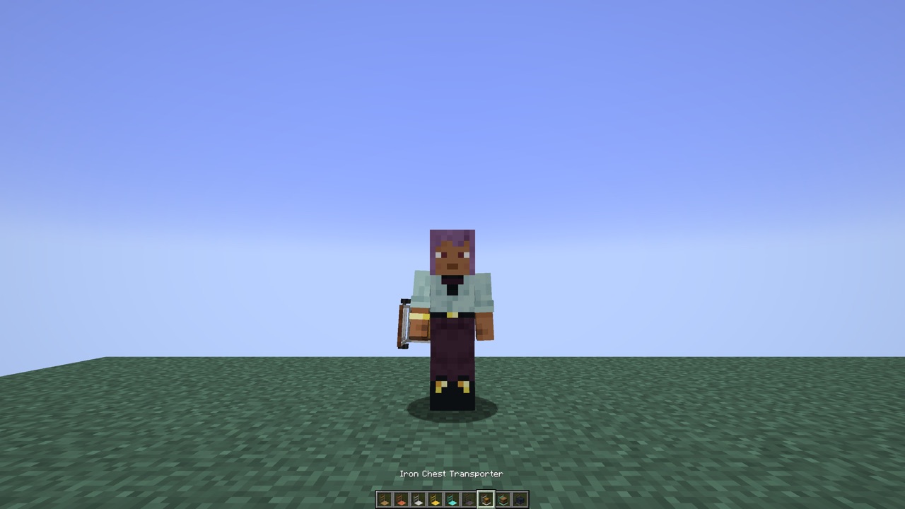 A player carrying a loaded truck
