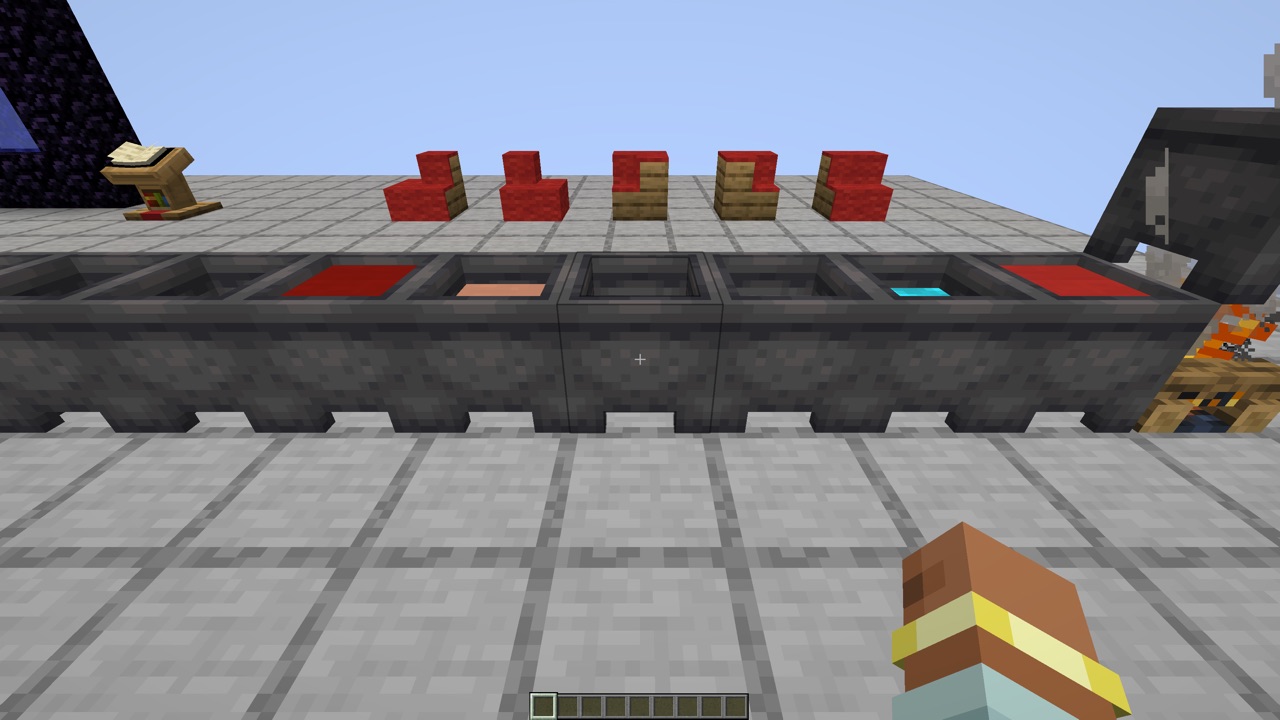 Cauldrons with dye, potions and soups