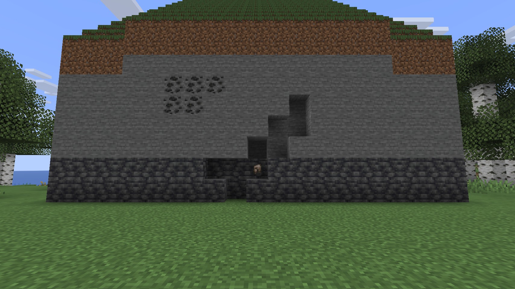 One block, the whole vein