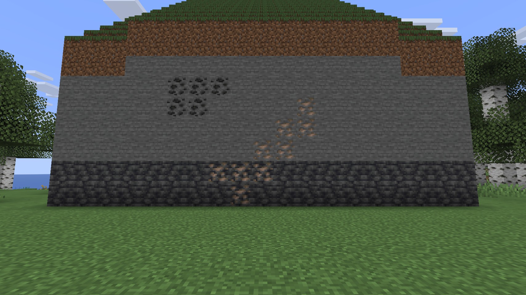 An iron vein before