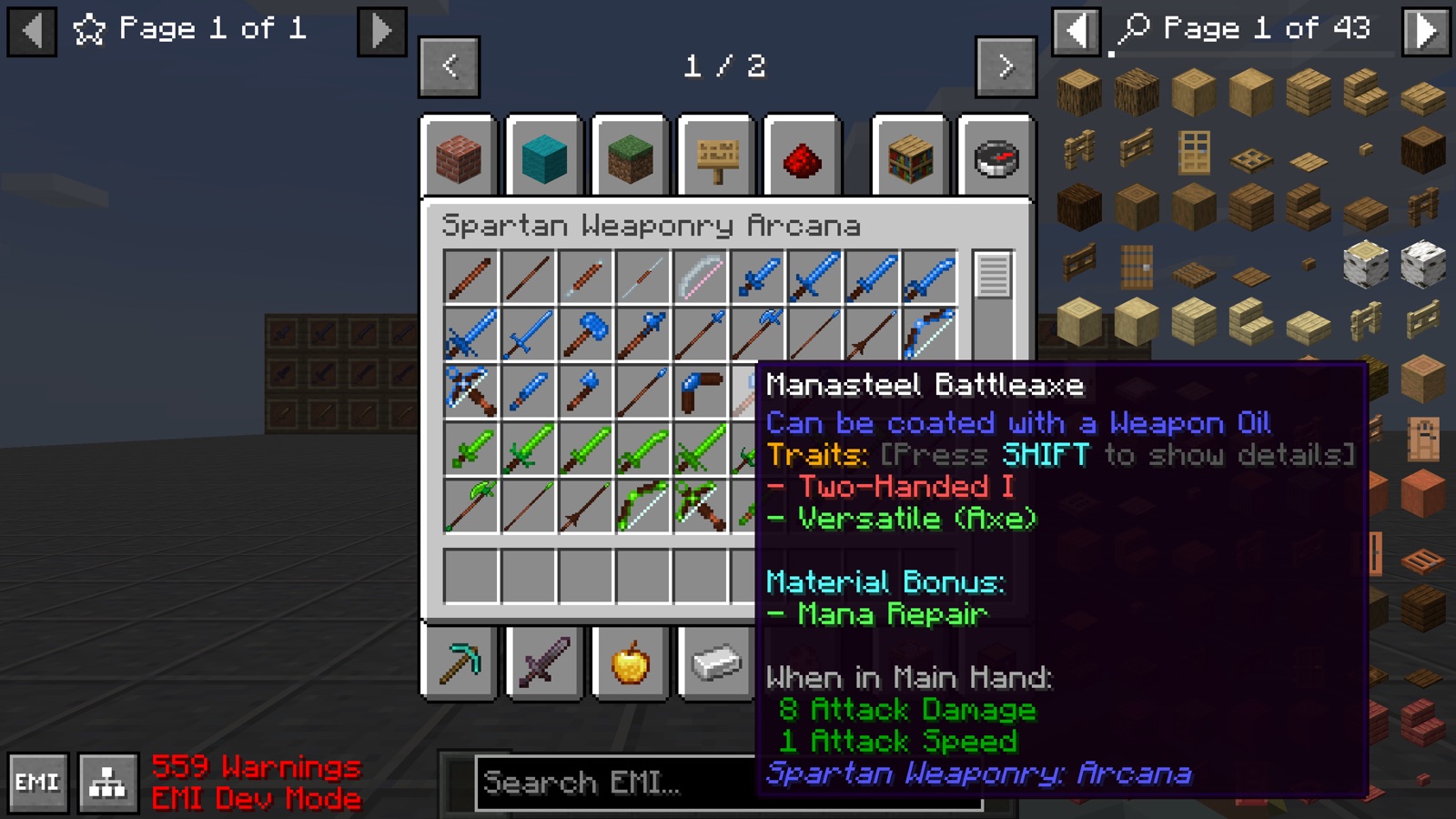Creative tab