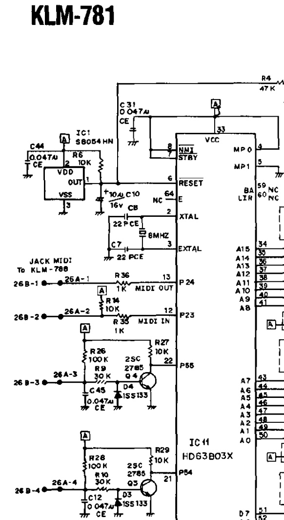 Korg IC KLM 781