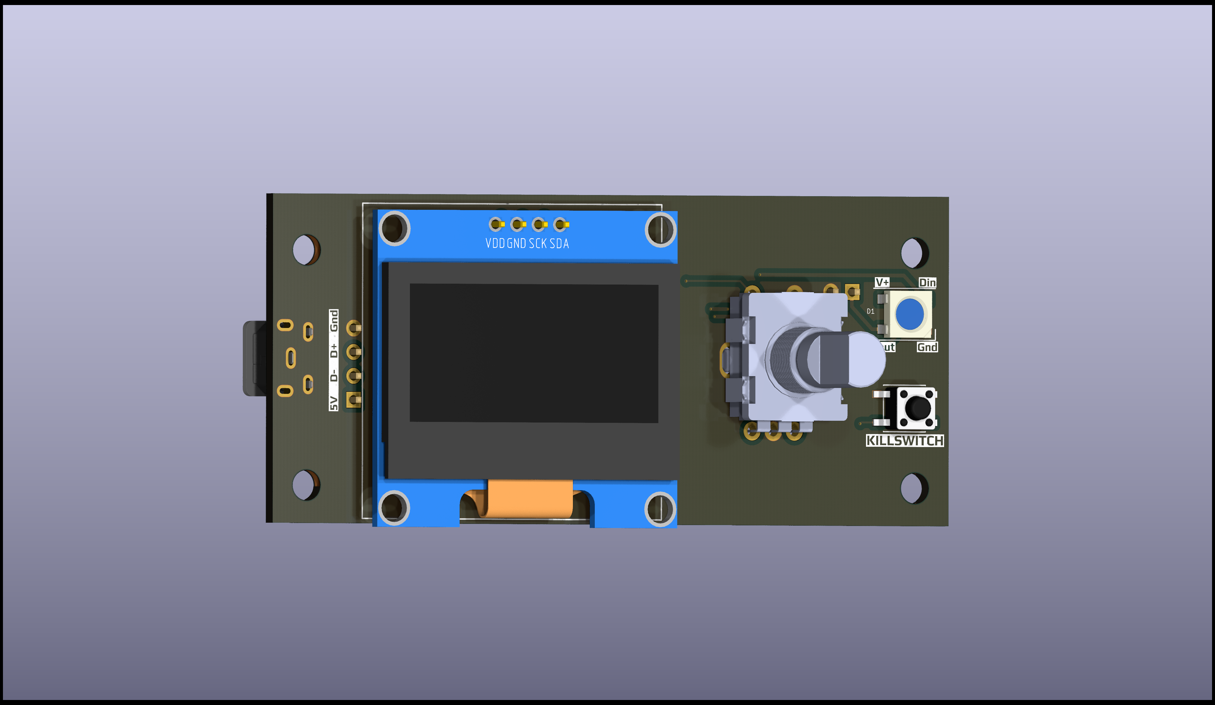 V0 Display RP2040, from the project README