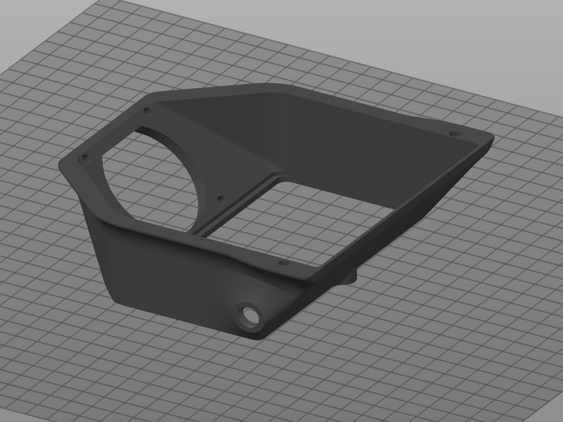 Voron Mods Exhaust filter housing side thread by 42bios
